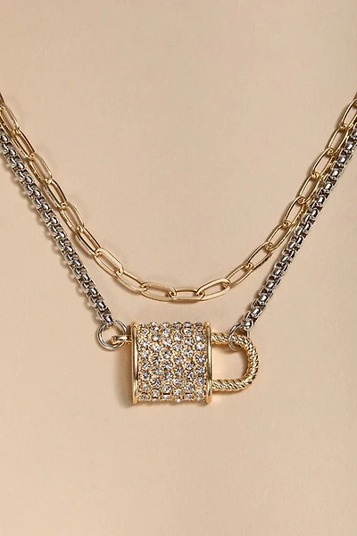 Angela Padlock Pendant Necklace