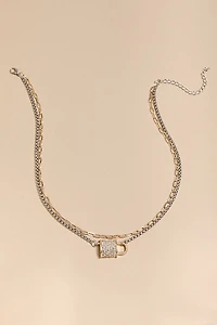 Angela Padlock Pendant Necklace