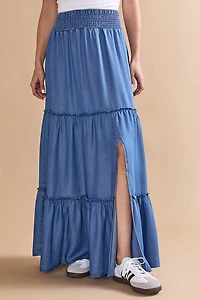 Gena Tiered Maxi Skirt