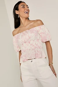 Nicky Postcard Print Top