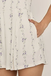 Lynda Scallop Trim Romper