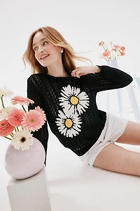 Roslyn Daisy Pullover Sweater