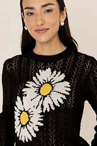 Roslyn Daisy Pullover Sweater