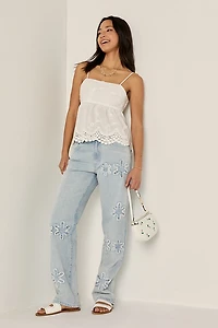 Nancy Embroidered Floral Top