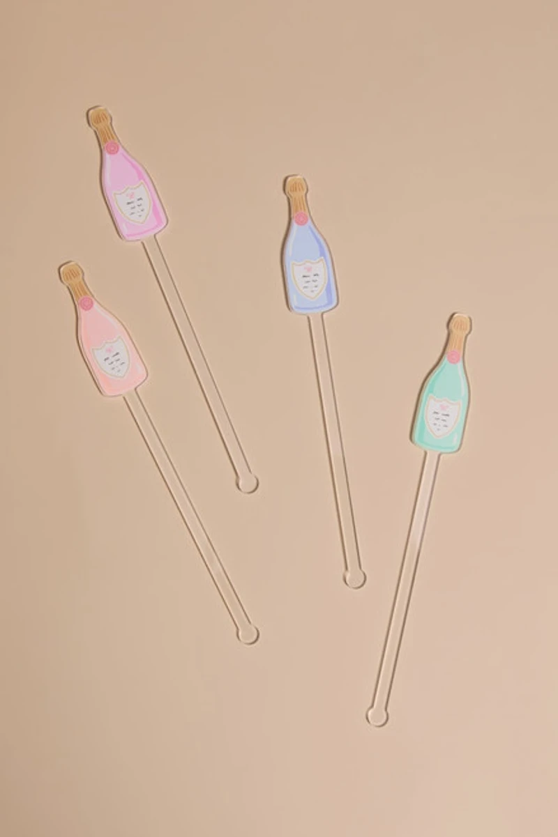 Champagne Bottle Stir Sticks