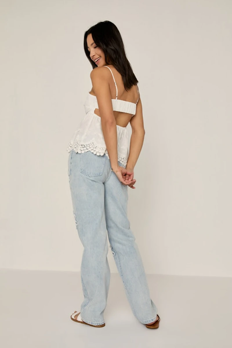 Ashley Daisy Embroidered Jeans