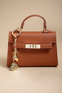 Kathie Mixed Style Shaky Golden Bag Charm