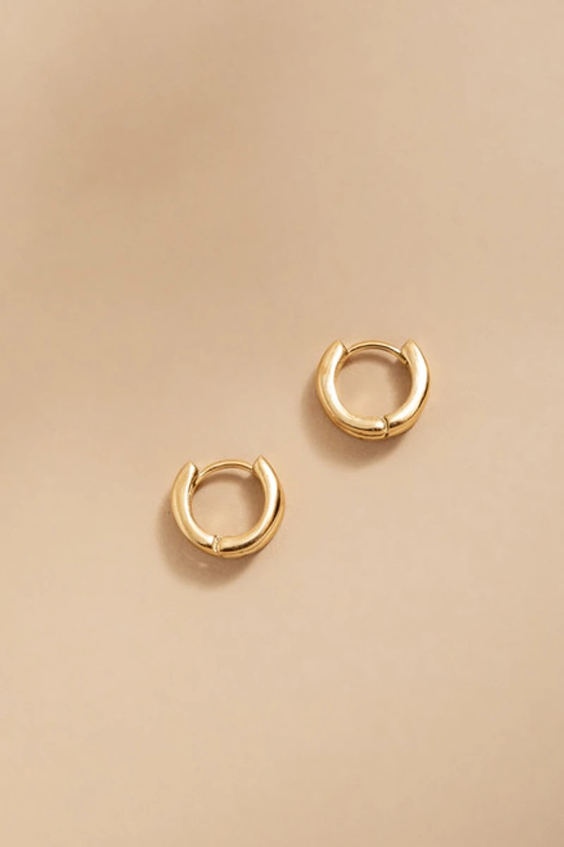 Sofia Stainless Steel Double Huggie Hoop Earrings
