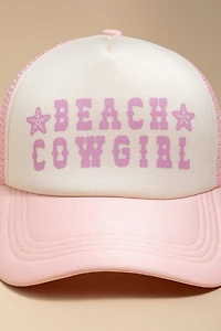 Beach Cowgirl Trucker Baseball Cap