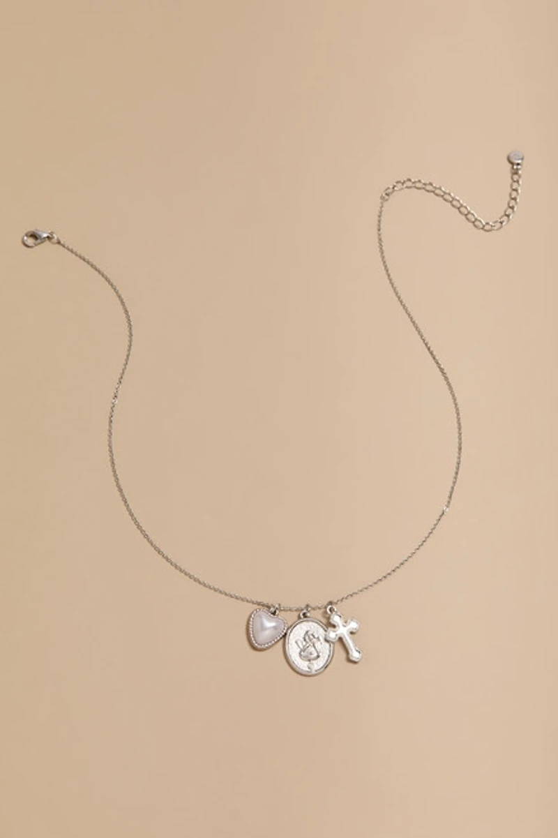 Rhea Shaky Charm Short Drop Necklace