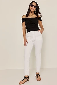 Joan Wrapped Off the Shoulder Top