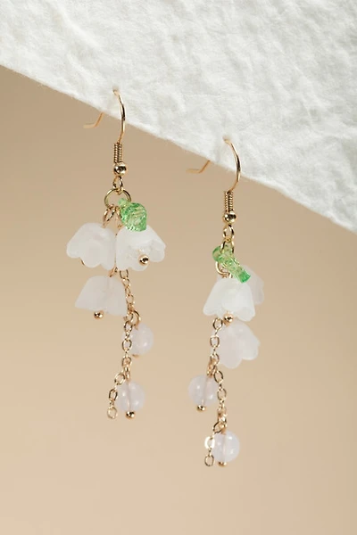 Melinda Shaky Flower Petal Drop Earrings