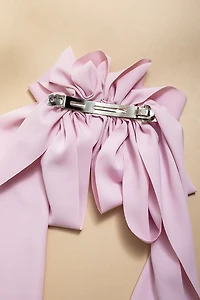 Ida Oversized Floppy Bow Hair Barrette