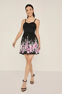 Joan Sleeveless Floral Mini Dress