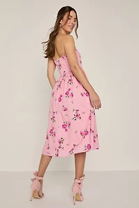Cynthia Strapless Midi Dress
