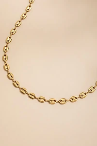 Annie Stainless Steel Pop Tab Chain Necklace