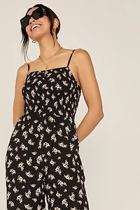 Clare Daisy Print Jumpsuit