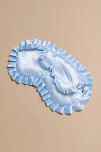 Blue Bow Print Sleeping Mask