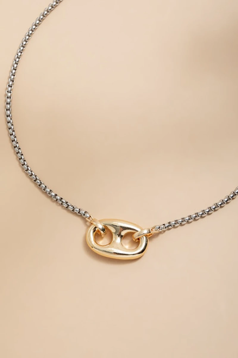 Maya Pop Tab Pendant Necklace