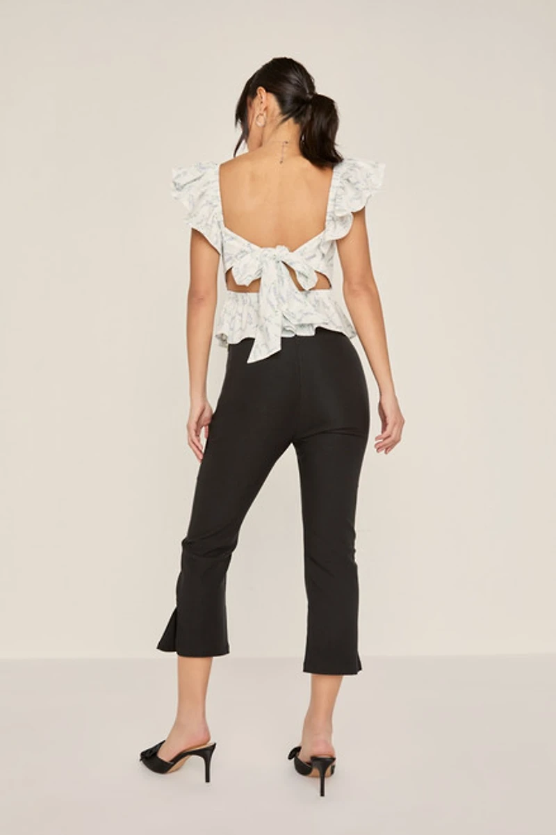 Kristie Flared Capri Pants
