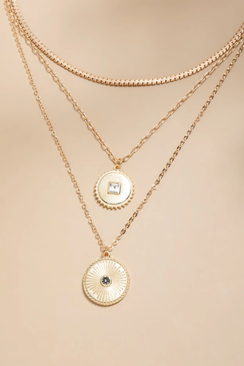 Sharon Layered Pendant Necklace