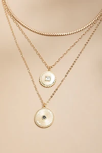 Sharon Layered Pendant Necklace