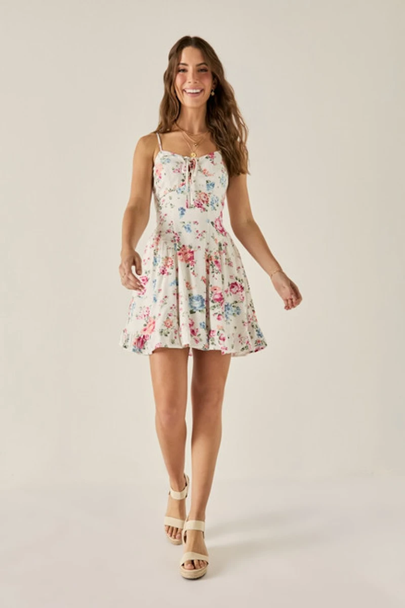 Alison Floral Mini Dress