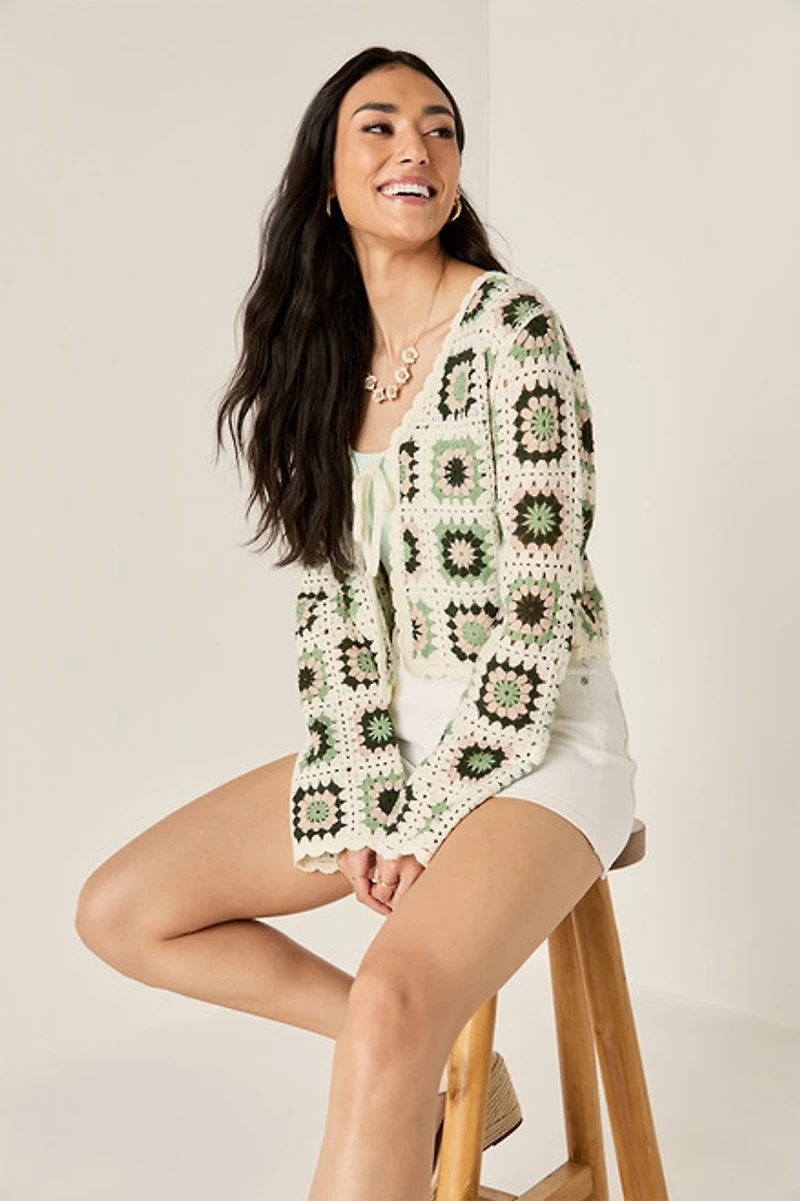 Lisa Crochet Cardigan