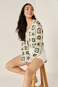 Lisa Crochet Cardigan