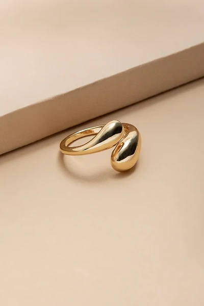 Carrie Adjustable Gold Bubble Ring