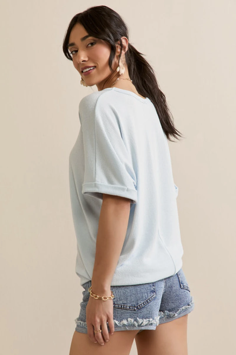 Melanie Crewneck Dolman Tee