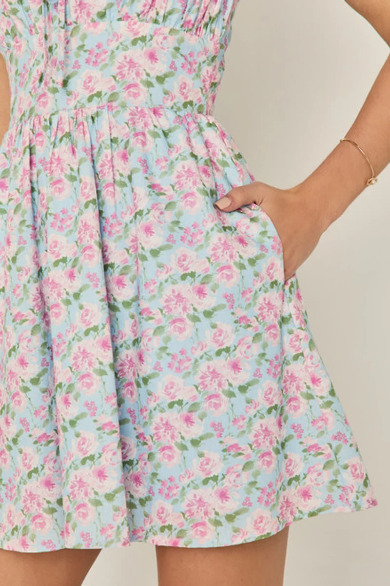 Hollie Floral Mini Dress