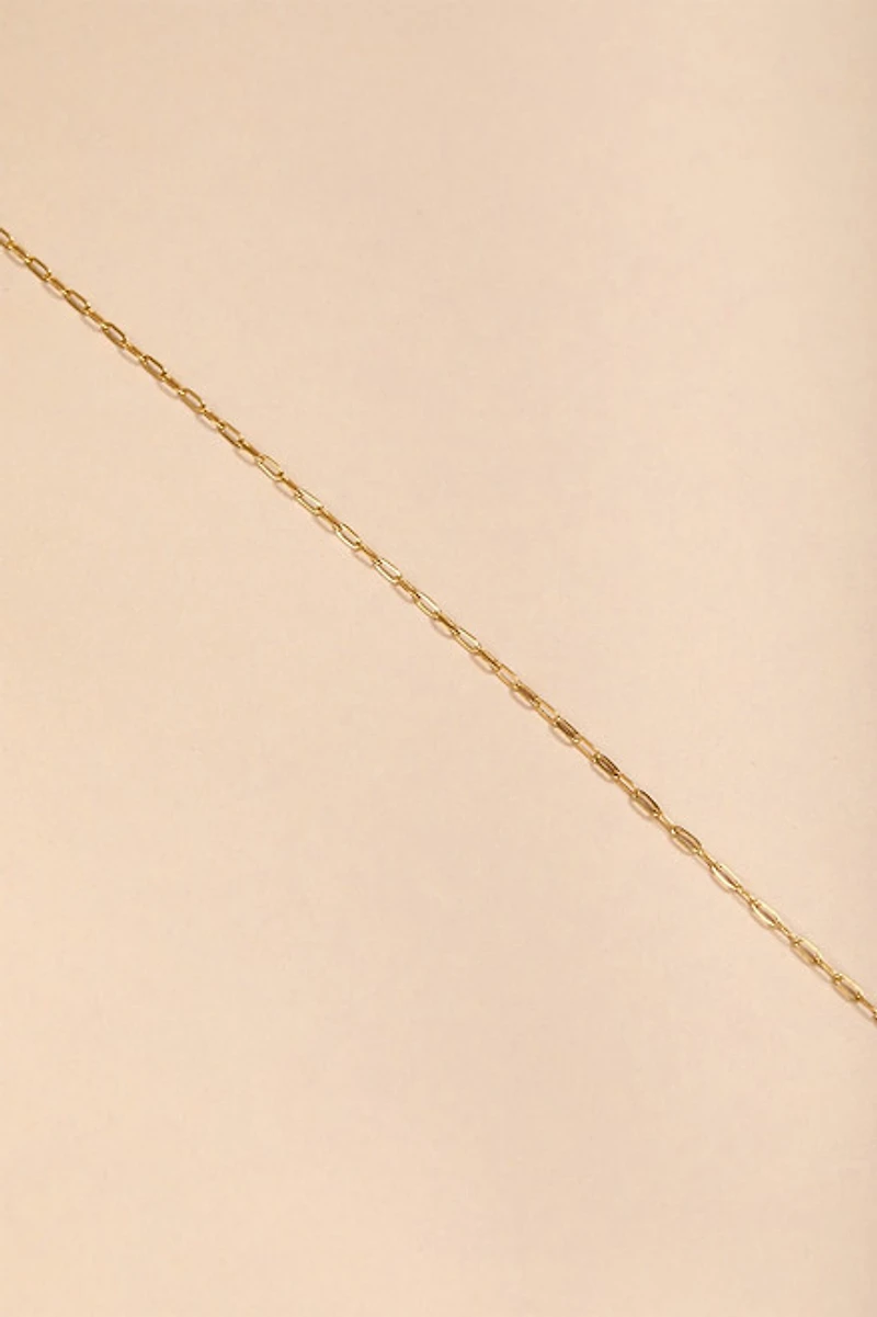 Mary Stainless Steel Paperclip Bracelet