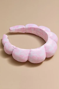 Pink Ribbon Puffy Spa Headband