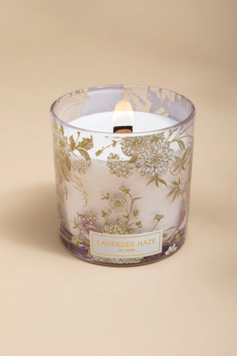 DW Home Secret Garden Lavender Haze 12oz Candle Jar