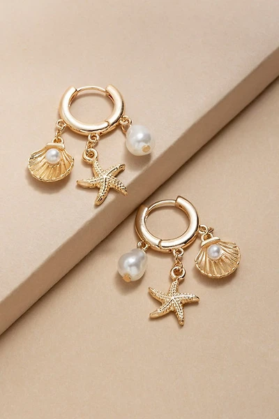 Clara Sea Life Charm Earrings
