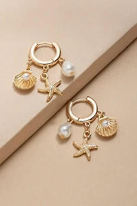 Clara Sea Life Charm Earrings