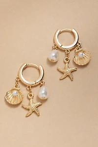 Clara Sea Life Charm Earrings