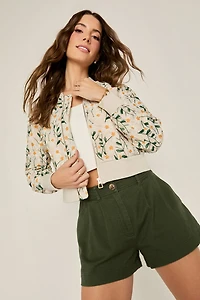 Mabel Embroidered Bomber Jacket