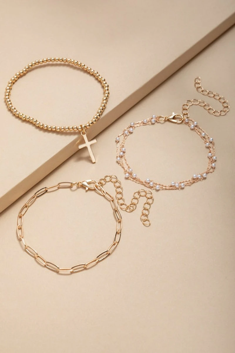 Brittney Cross Bracelet Set