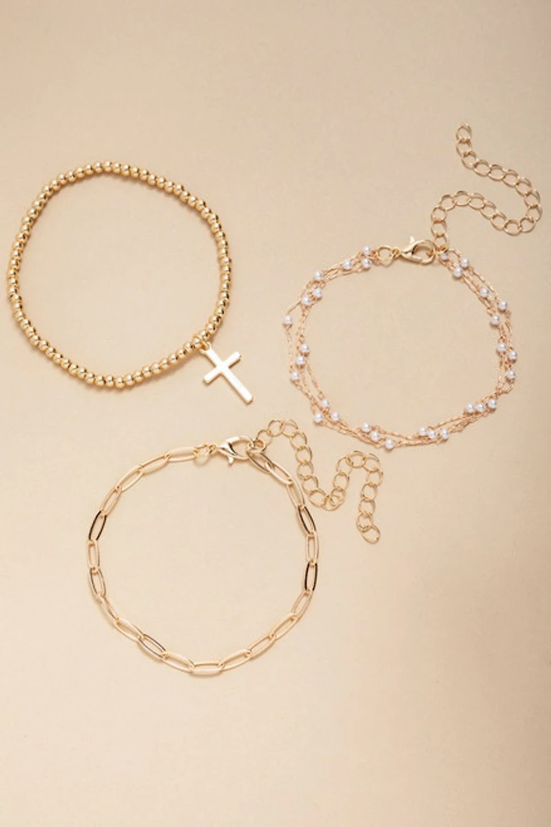 Brittney Cross Bracelet Set