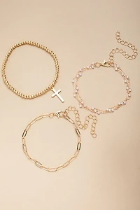 Brittney Cross Bracelet Set