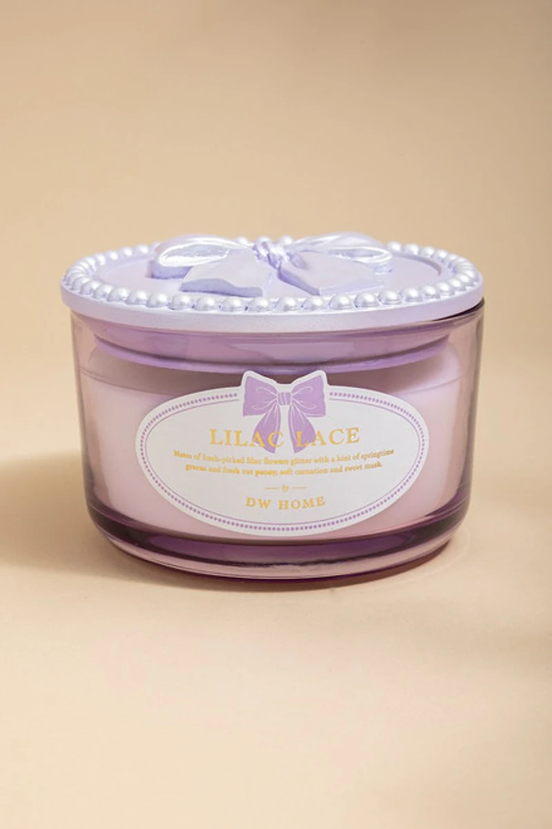 DW Home Gazette Lilac Lace 13oz Scented Candle