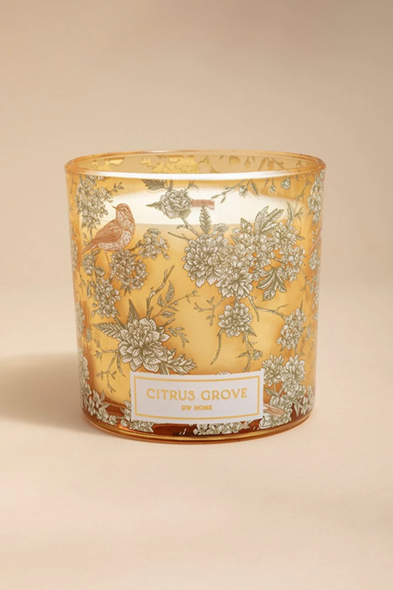 DW Home Secret Garden Citrus Grove 12oz Scented Candle