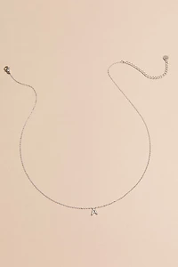 A Stainless Steel Mini Initial Necklace