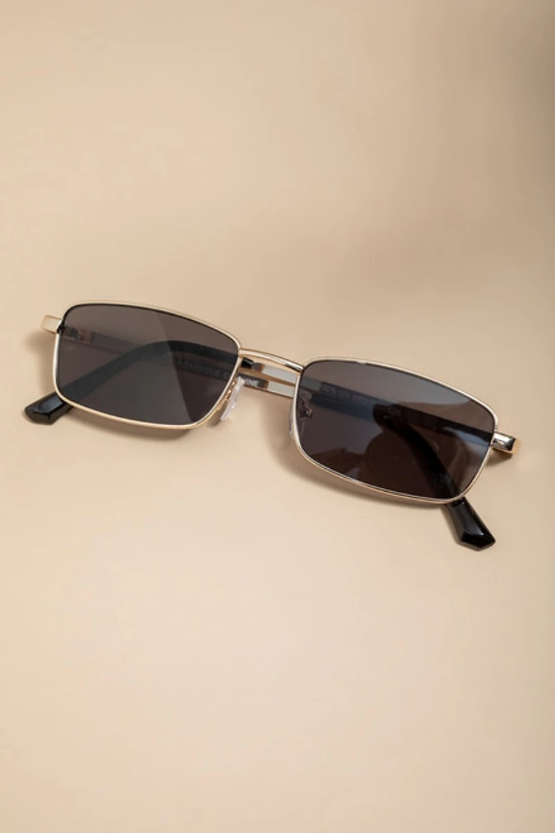 Marcie Rectangle Aviator Sunglasses