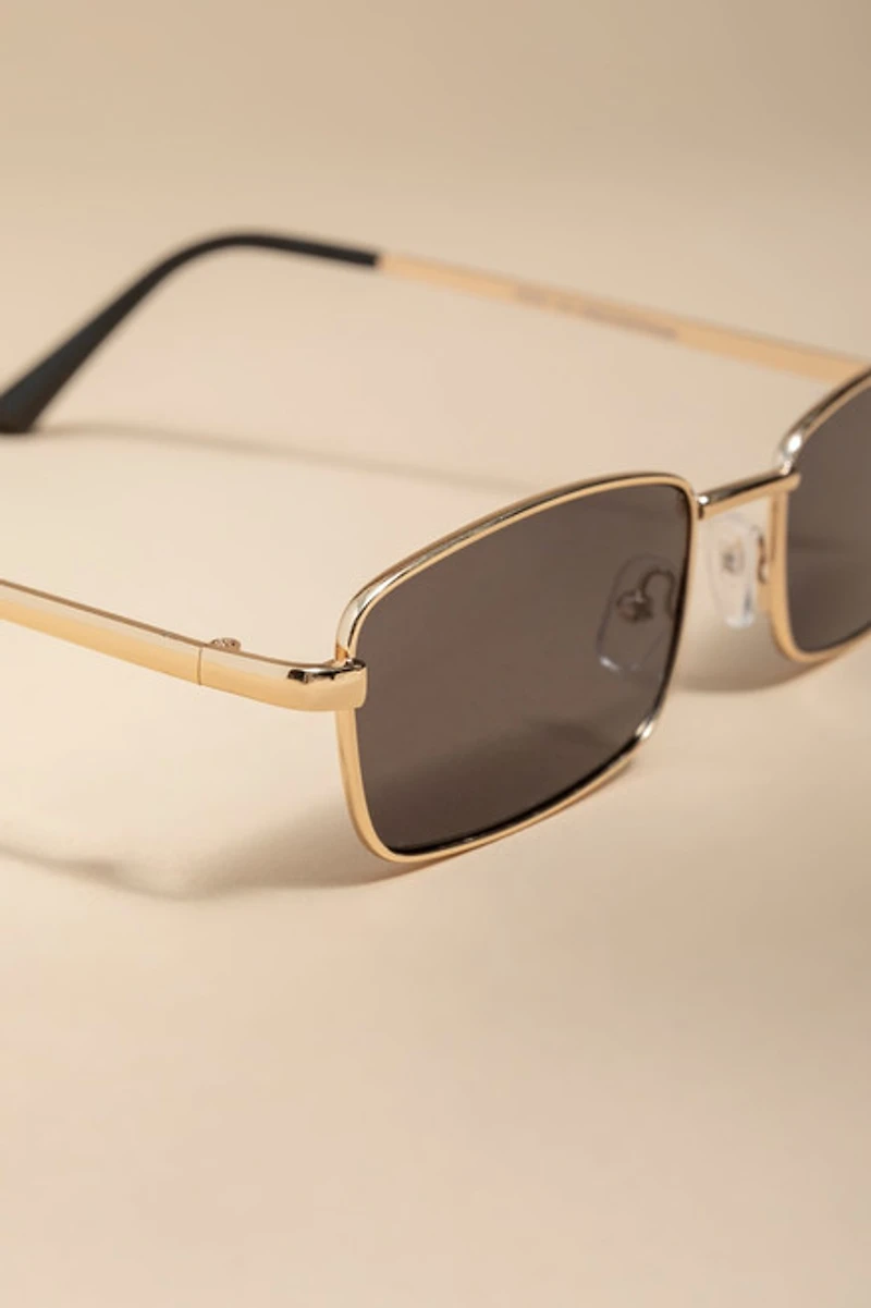 Marcie Rectangle Aviator Sunglasses