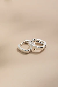 Linda Rounded Square Hoop Earrings