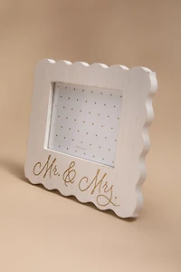 Mr and Mrs Wooden Picture Frame