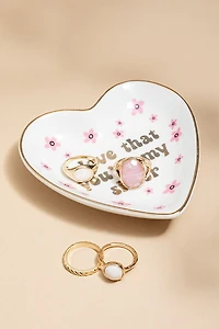 I Love That You're My Sister Heart Trinket Dish